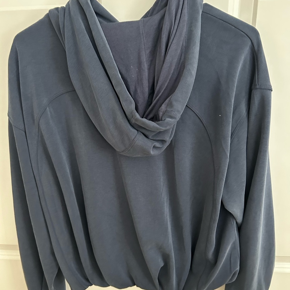 Basic Navy Pullover Hoodie - image 2